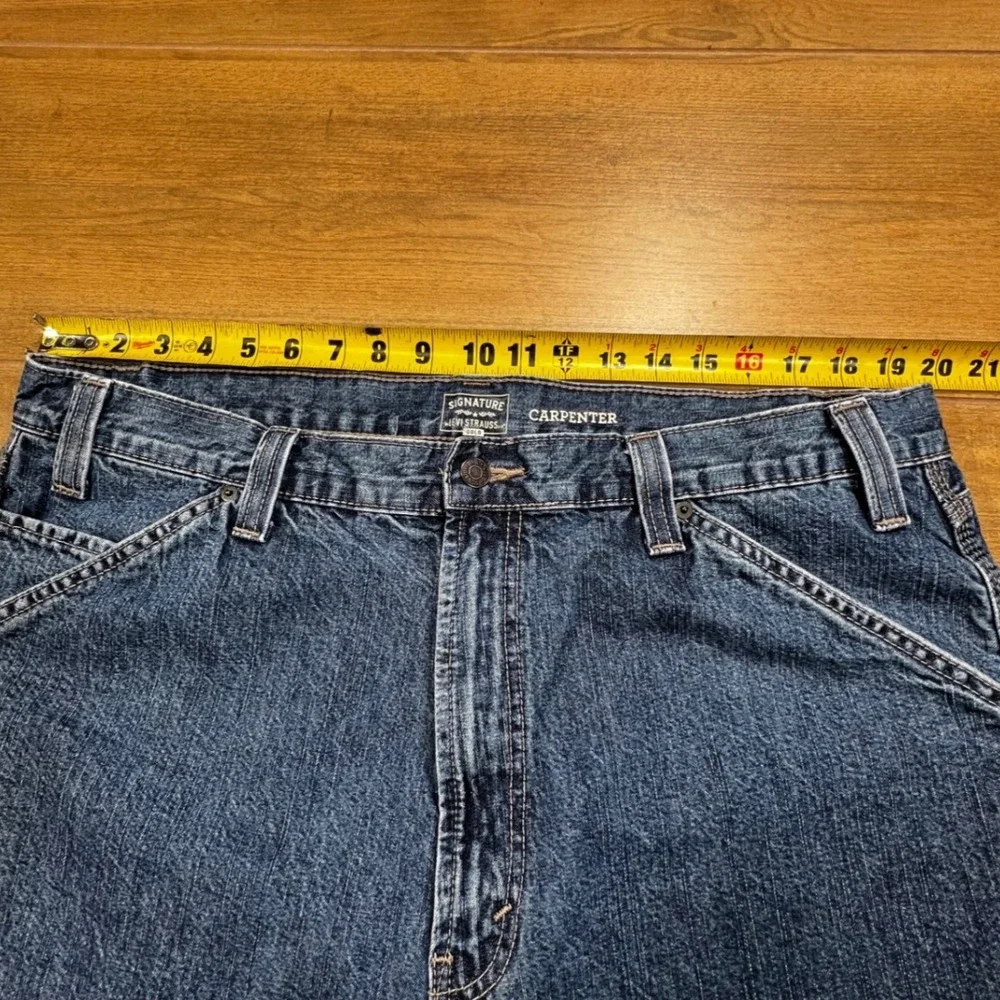Signature by Levi Strauss Gold Carpenter Jeans Men's Denim‎ Sz 38x30 Y2K baggy